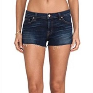 J brand cut off denim shorts